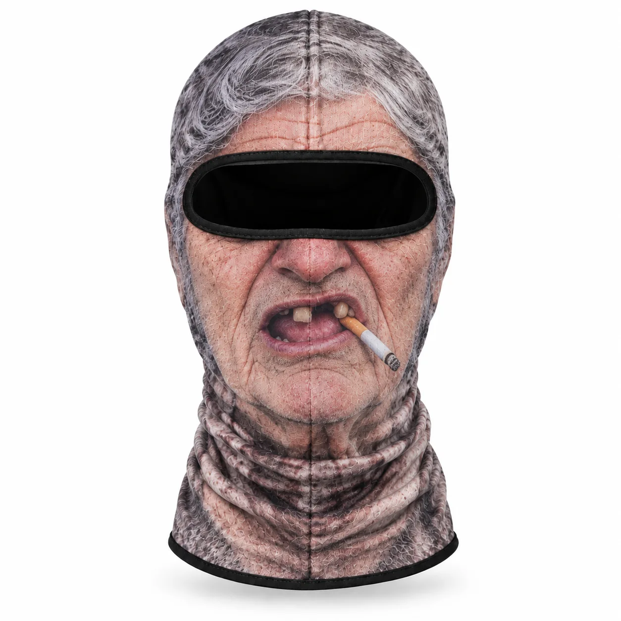 Cagoule de ski Le Grognon sur fond blanc